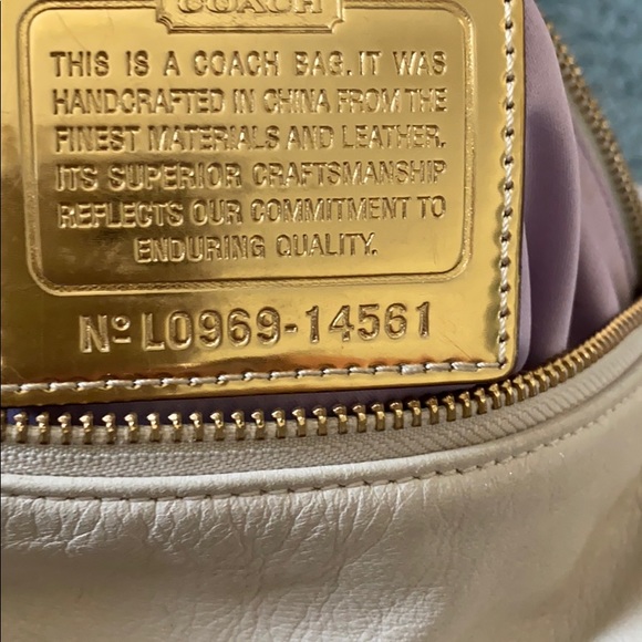 COACH POPPY HOBO LEATHER SHOULDER BAG - Picture 5 of 10